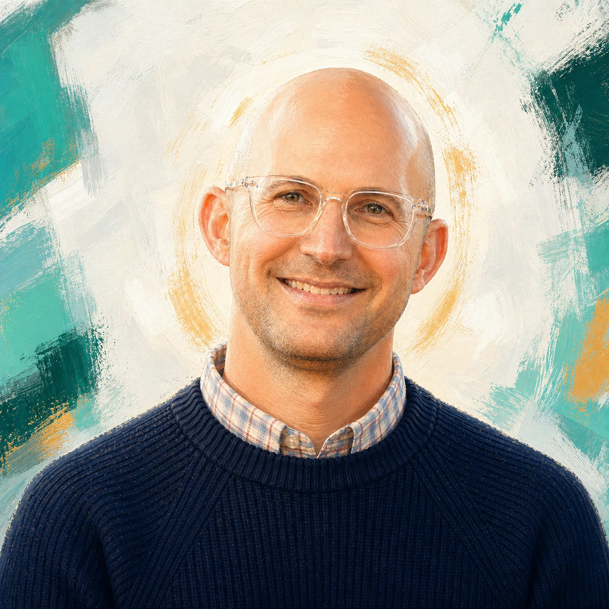 Painterly portrait of Ryan Ray